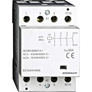 Stykač Schrack Technik spol. s r.o. BZ326444ME - Stykač modulový AMPARO 63A, 230VAC, 4Z