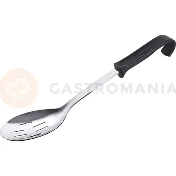 Nerezový dřez Servírovací lžíce z nerezové oceli, dlouhá 350 mm, perforovaná | CONTACTO, 8944/350