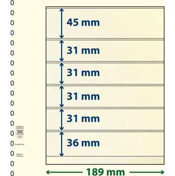 Obal pro sběratelský předmět Lindner 802604 - 6 kapes (36 mm) Velikost balení: 10 ks