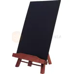 Tabulka na menu s dřevěnou základnou mahagonové barvy 315x210 mm | CONTACTO, 7678/361