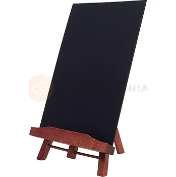 Jídelní židle Tabulka na menu s dřevěnou základnou mahagonové barvy 315x210 mm | CONTACTO, 7678/361