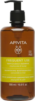 Šampon APIVITA Frequent Use Chamomile & Honey šampon pro každodenní mytí vlasů 500 ml