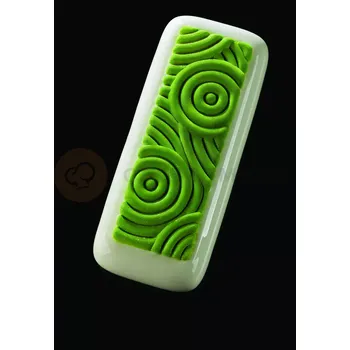 Kuchyňská sůl Silikonová forma na 3D dezert - 240x175 mm, 2 ks, 210x70x9 mm, 90 ml - TOP04S | PAVONI, Circle