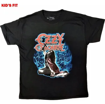 Karnevalový kostým Ozzy Osbourne tričko, Blizzard Of Ozz Black, dětské XL velikost XL věk (11 - 12 let)