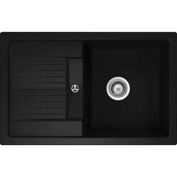 Granitový dřez Schock Dřez LIMA D-100S NERO Horní uložení
