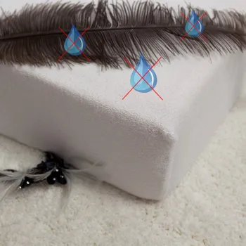 Chránič matrace Domácí pohoda | Nepropustné a prodyšné froté prostěradlo s polyuretanem 120x200 - bílé