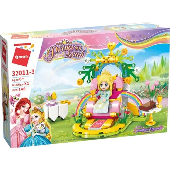 ostatní stavebnice Qman Princess Leah 32011-3 Duhový trůn 146 ks