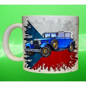 hrnek s autem České auta 7