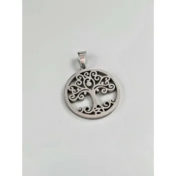 Přívěsek Ocelový přívěsek - Strom života gravírovaný