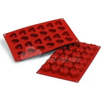 Forma na pečení Srdíčka - forma sdružená 24 ks -