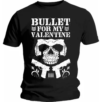 Pánská móda Bullet For My Valentine tričko, Bullet Club Black, pánské XL