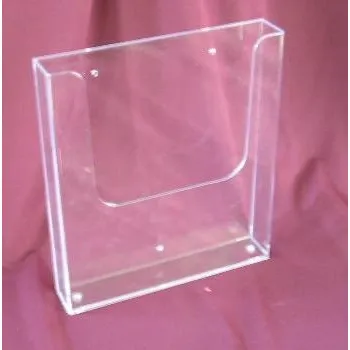 Litý stojánek z plexiskla na zeď A5 na výšku - 1 ks