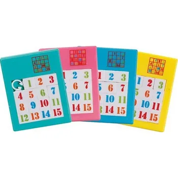 Hlavolam Goki Hlavolam plastový - Posunovací puzzle čísla, 1ks