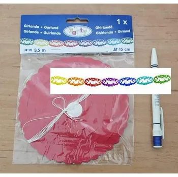 Girlanda papírová 3,5m/1ks
