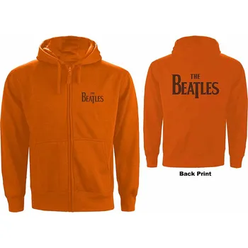 Pánská móda The Beatles mikina, Drop T Logo With Back Print Orange, pánská XXL