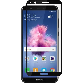 Picasee 3D ochranné tvrzené sklo s rámečkem pro Huawei P Smart - černé