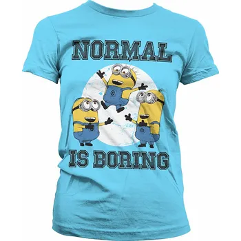 Dámské tričko Despicable Me tričko, Normal Life Is Boring Girly, dámské XXL
