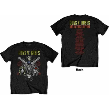 Pánské tričko Guns N Roses tričko, Pistols &amp; Roses BP Black XXL