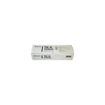 Kyocera černý (black) toner, TK-8, 5000 stran při 5% pokrytí, pro černobílou laserovou tiskárnu Kyocera FS 5000/5500