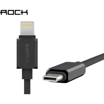 Redukce z USB-C - Lighting, černý Černá