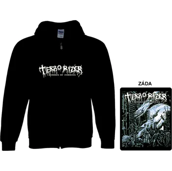 Pánská mikina Terrorizer - mikina s kapucí a zipem