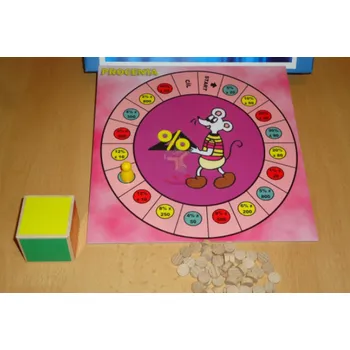 Přírodní věda Matematická hra Procenta pro třídu, 30x30