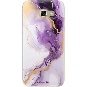 Telefonní příslušenství Odolné silikonové pouzdro iSaprio - Purple Gold Marble - Samsung Galaxy A5 2017