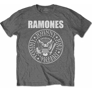Karnevalový kostým Ramones tričko, Presidential Seal Dark Grey, dětské L velikost L věk (9-10 let)