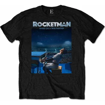 Pánská móda Elton John tričko, Rocketman Starry Night, pánské L