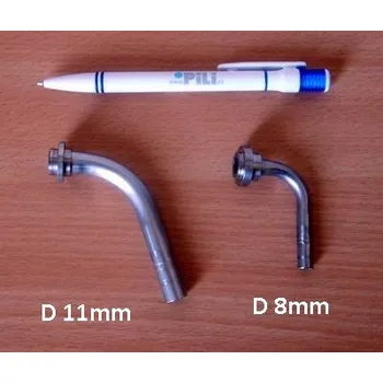 Fitinka Nátrubek oblouk NEREZ s osazením 5/8" D= 7x8mm
