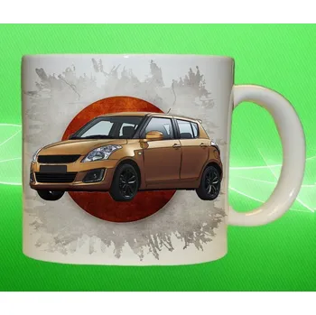 hrnek Suzuki Swift I 150ml (hrneček s osobním autem Suzuki)