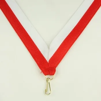 Stuha na medaili, červenobílá