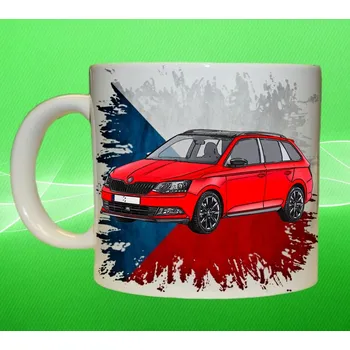 hrnek s autem České auta 17 75ml (hrneček s osobním autem České výroby)