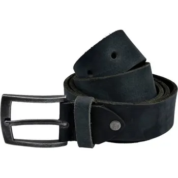 Opasek Kožený pánský tmavě šedý pásek z pravé hovězí kůže 115 cm