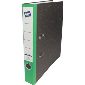 Pořadač pákový A4/50, rado, mramor, zelený hřbet