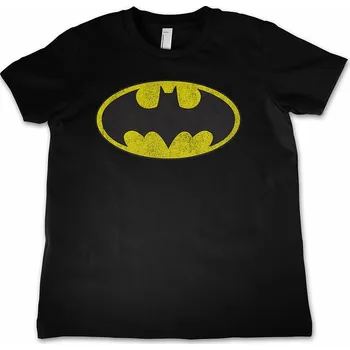 Karnevalový kostým Batman tričko, Distressed Logo, dětské XL velikost XL (12 let)