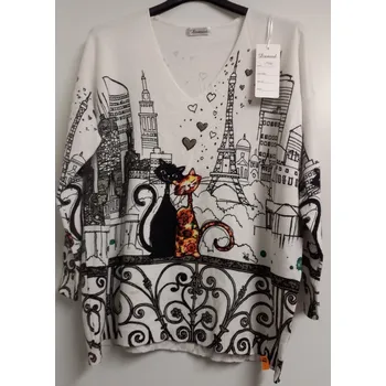 Dámský svetr Dámský svetřík , kočky v Paříži