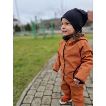 Chlapecká bunda Yháček Softshellová bunda Yháček, zimní, karamel Velikost: 98