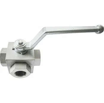 Ventil Třícestný kompaktní kulový 3/2 kohout G1"vni^DN 25mm Parker KH3/2-1CFX