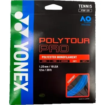Struna na výplet tenisové rakety Tenisový výplet Yonex Poly Tour Pro Blue 1,25 mm