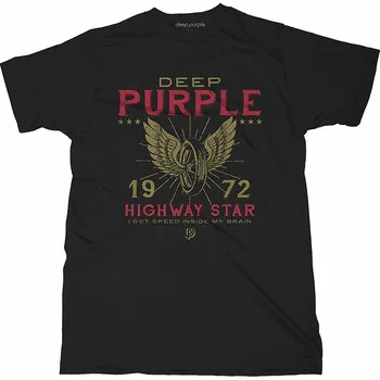 Pánské tričko Deep Purple tričko, Highway Star Black, pánské XL