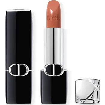 Přípravek na rty Dior Rouge Dior Satin dlouhotrvající rtěnka - hydratační květinová péče o rty - 240 J'adore 3,5 g