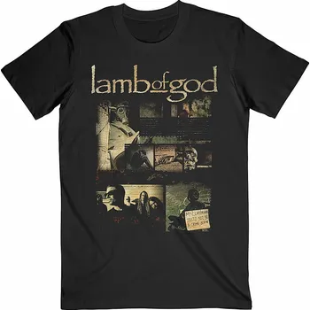Pánské tričko Lamb Of God tričko, Album Collage Black, pánské S