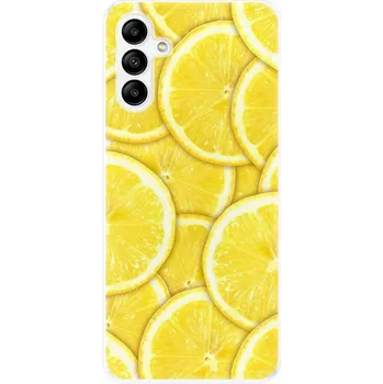 Pouzdro na mobilní telefon Odolné silikonové pouzdro iSaprio - Yellow - Samsung Galaxy A04s