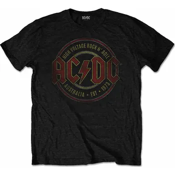 Pánské tričko AC/DC tričko, Est. 1973, pánské XXL
