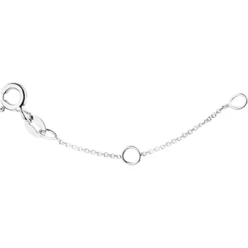 Řetízek Prodlužovací řetízek z bílého zlata - AP128-1694