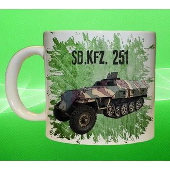 hrnek Sd.Kfz. 251 I 75ml (army hrnek vojenský hrneček)