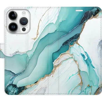 Pouzdro na mobilní telefon Flipové pouzdro iSaprio - Color Marble 32 - iPhone 15 Pro