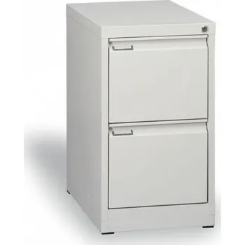 Kartotéka Kartotéka A4, kovová, 2 zásuvky JOHANA, sedá