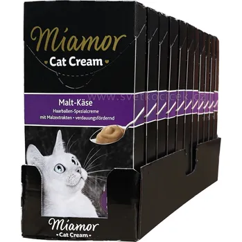 Miamor Krémová sýrová svačinka Malt & Cheese Pamlsek pro kočku Miamor Krémová sýrová svačinka Malt & Cheese